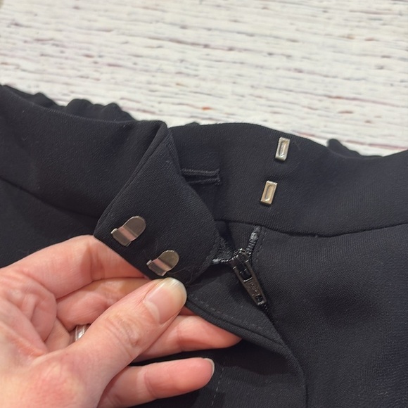 J. CREW Pull On Easy Pant in Matte Crepe Black sz 8 - Picture 4 of 11